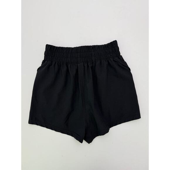 Free People Movement black high rise shorts - Size small - Picture 4 of 5